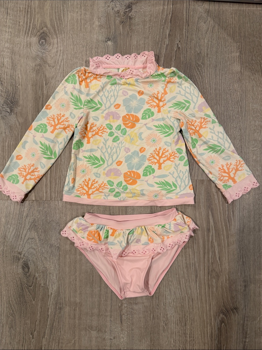 The Beaufort Bonnet Company Coral Reef Rashguard Set